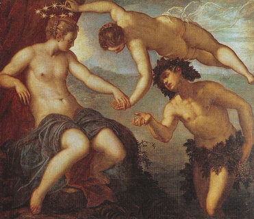 «Свадьба Вакха и Ариадны в присутствии Венеры», Якопо Тинторетто, 1577-1578 гг.