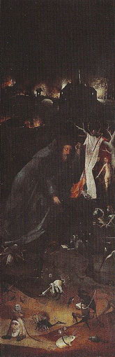 «Триптих с отшельниками», Иероним Босх, 1505 год. Святой Антоний.