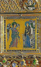 Золотой Алтарь, Праздничный цикл византийской церкви. «Благовещение».