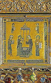 Золотой Алтарь, Праздничный цикл византийской церкви. «Принесение во храм».