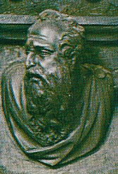 Портрет Пьетро Арентино на двери сакрестии собора Сан-Марко