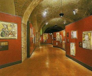 Экспозиция мозаичных фрагментов в Первом зале Музея Сан-Марко