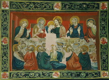 «Воскресение», деталь гобелена «Страстей Христовых», 1408-1427 гг., Музей Сан-Марко