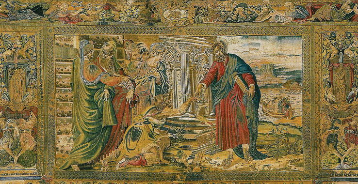 Гобелен «Венеция, спасенная Святыми Марком, Георгием и Николаем», 1550-1551 гг.
