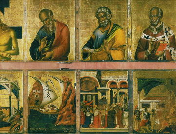 Будничный алтарный образ собора Сан-Марко, работа Паоло Венециано и сыновей, 1345 г.