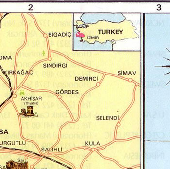 Карта Измира - 
