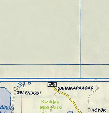 Карта Анталии - 