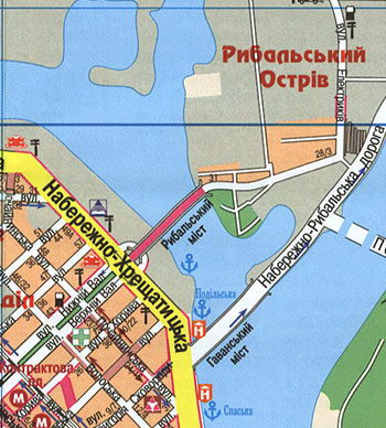 Автомобильная карта Киева - 