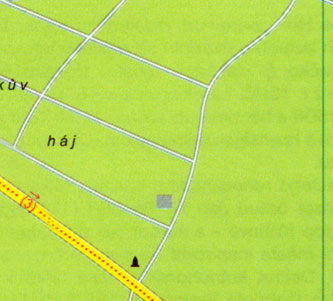 Карта Кутна Гора - Северные окрестности и окраины города Кутна Гора