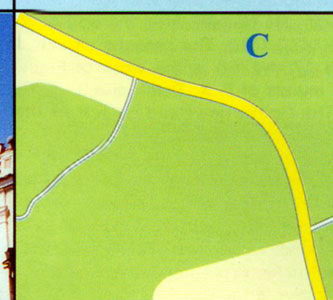 Карта Кутна Гора - Северные окрестности города Кутна Гора
