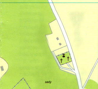 Карта Кутна Гора - Район Хлоушка, улицы Чешска и Лорецка, автобусная станция Кутна Гора
