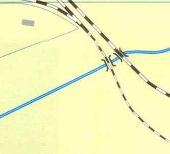 Карта Кутна Гора - Восточные окрестности города Кутна Гора, речка Вырхлице