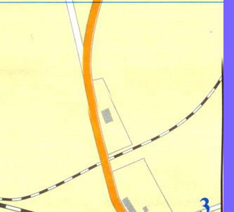 Карта Кутна Гора - Восточные окрестности города Кутна Гора, речка Вырхлице