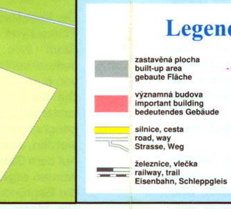 Карта Кутна Гора - Легенда карты и условные обозначения