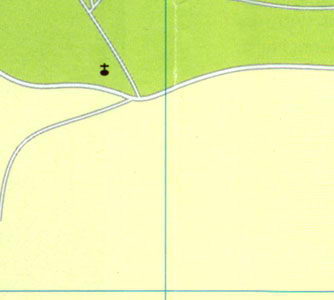 Карта Кутна Гора - Южные районы города Кутна Гора, район Врхлице