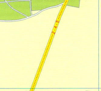 Карта Кутна Гора - Южные районы города Кутна Гора, район Врхлице