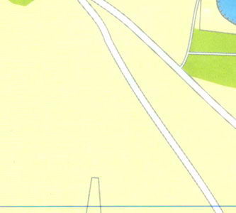 Карта Кутна Гора - Юго-восточные окрестности города Кутна Гора