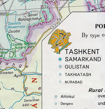 Карта узбекистан самарканд ургут