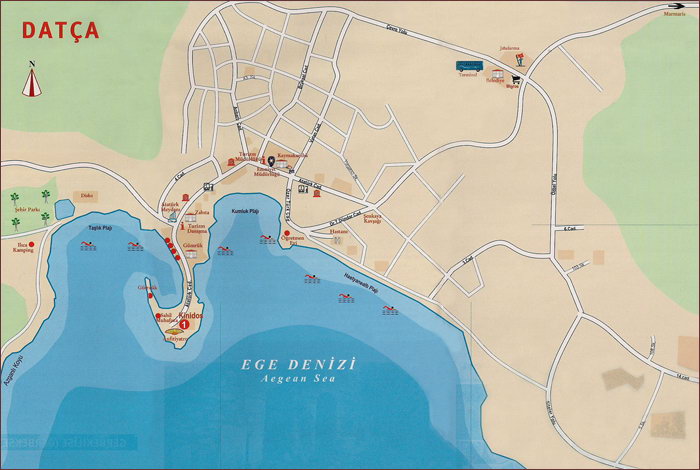 Карта города Датча