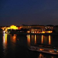 Ночная Влтава - Ночная Прага