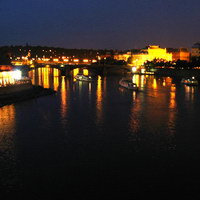 Ночная Влтава - Ночная Прага