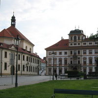 Вид на Западную часть Градчанской площади
