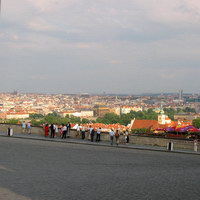 Смотровая площадка у выхода на Градчанскую площадь со стороны Малой Страны