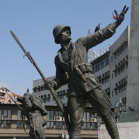 Памятник Ататюрку на площади Улус в Анкаре