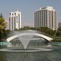 Фонтаны парка Генчлик в Анкаре
