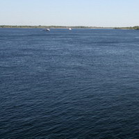 Река Волга в Волгограде
