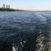 Река Волга в Волгограде