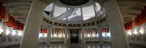Триумфальный зал в музее Сталинградской битвы в Волгограде