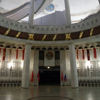 Триумфальный зал в музее Сталинградской битвы в Волгограде
