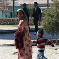Жители города Шахрисабз