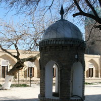 Мечеть Кок-Гумбаз (Голубой купол) в городе Шахрисабз