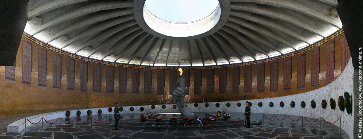 Зал Воинской славы на Мамаевом кургане в Волгограде
