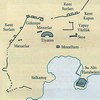 Карта античного города Галикарнас