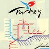 Карта метро и трамваев в Стамбуле