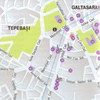 Карта достопримечательности Стамбула Бейоглу Истикляль Таксим