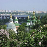 Киев Выдубицкий монастырь карта