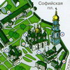 Карта собор Святой Софии в Киеве